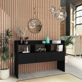 Buffet Noir 105x30x70 cm Bois d’ingénierie