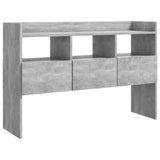 Buffet Gris béton 105x30x70 cm Bois d’ingénierie