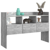 Buffet Gris béton 105x30x70 cm Bois d’ingénierie