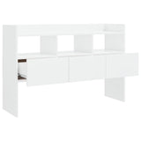 Buffet Blanc brillant 105x30x70 cm Bois d’ingénierie