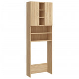 Waschmaschinenschrank Sonoma-Eiche 64x25,5x190 cm