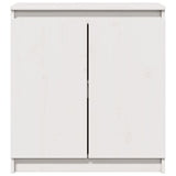 Armoire latérale blanc 60x36x65 cm bois de pin massif