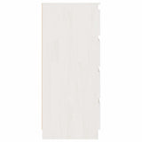 Armoire d'appoint Blanc 60x36x84 cm Bois de pin massif