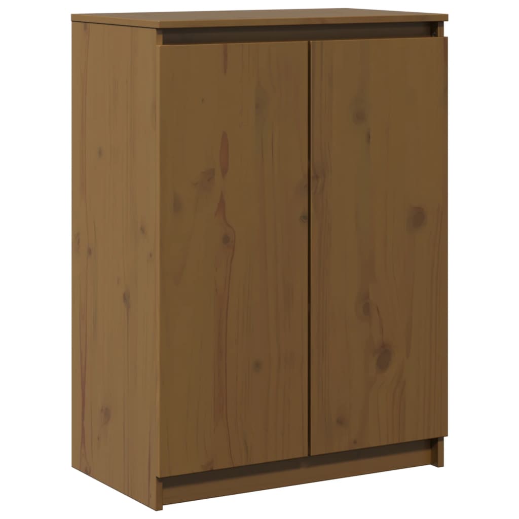 Honigbraunes Sideboard 60x36x84 cm Massives Kiefernholz