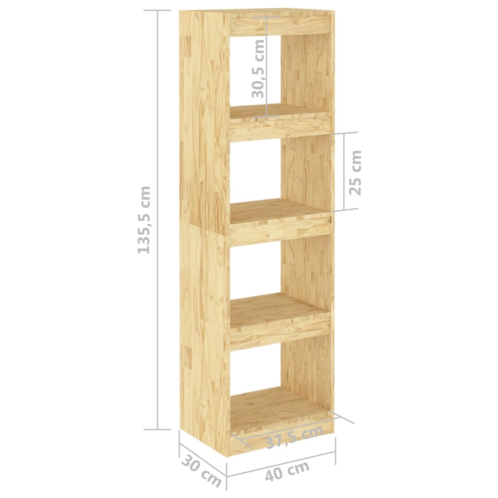 Bibliothèque/Séparateur de pièce 40x30x135,5 cm pin massif