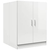 Meuble pour machine à laver Blanc brillant 71x71,5x91,5 cm