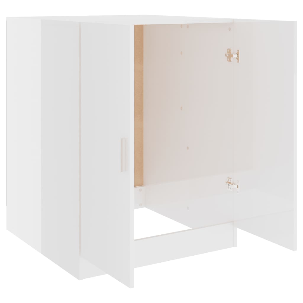 Meuble pour machine à laver Blanc brillant 71x71,5x91,5 cm