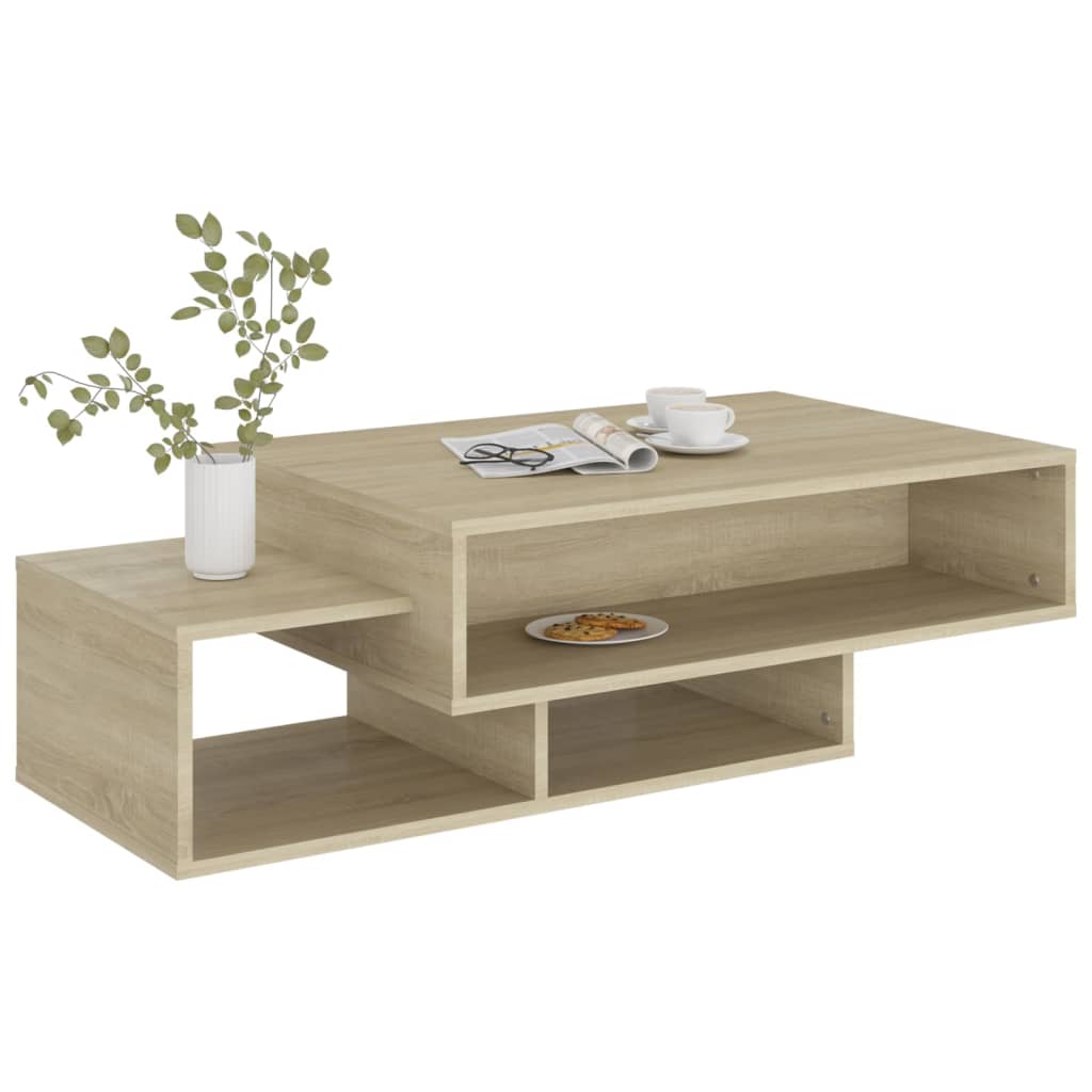 Table basse Chêne sonoma 105x55x32 cm Bois d’ingénierie