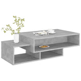 Table basse Gris béton 105x55x32 cm Bois d’ingénierie