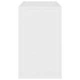 Tables basses gigognes 3 pcs Blanc Bois d’ingénierie