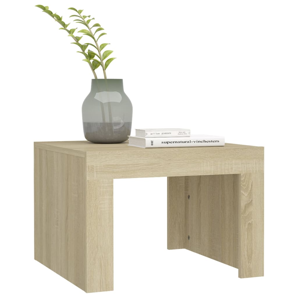 Table basse Chêne sonoma 50x50x35 cm Bois d'ingénierie