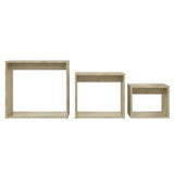 Nesting Tables 3 pcs Sonoma Oak Chipboard