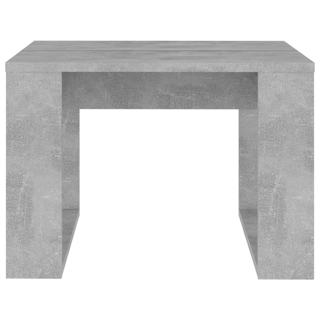 Beistelltisch Betongrau 50x50x35 cm Holzwerkstoff