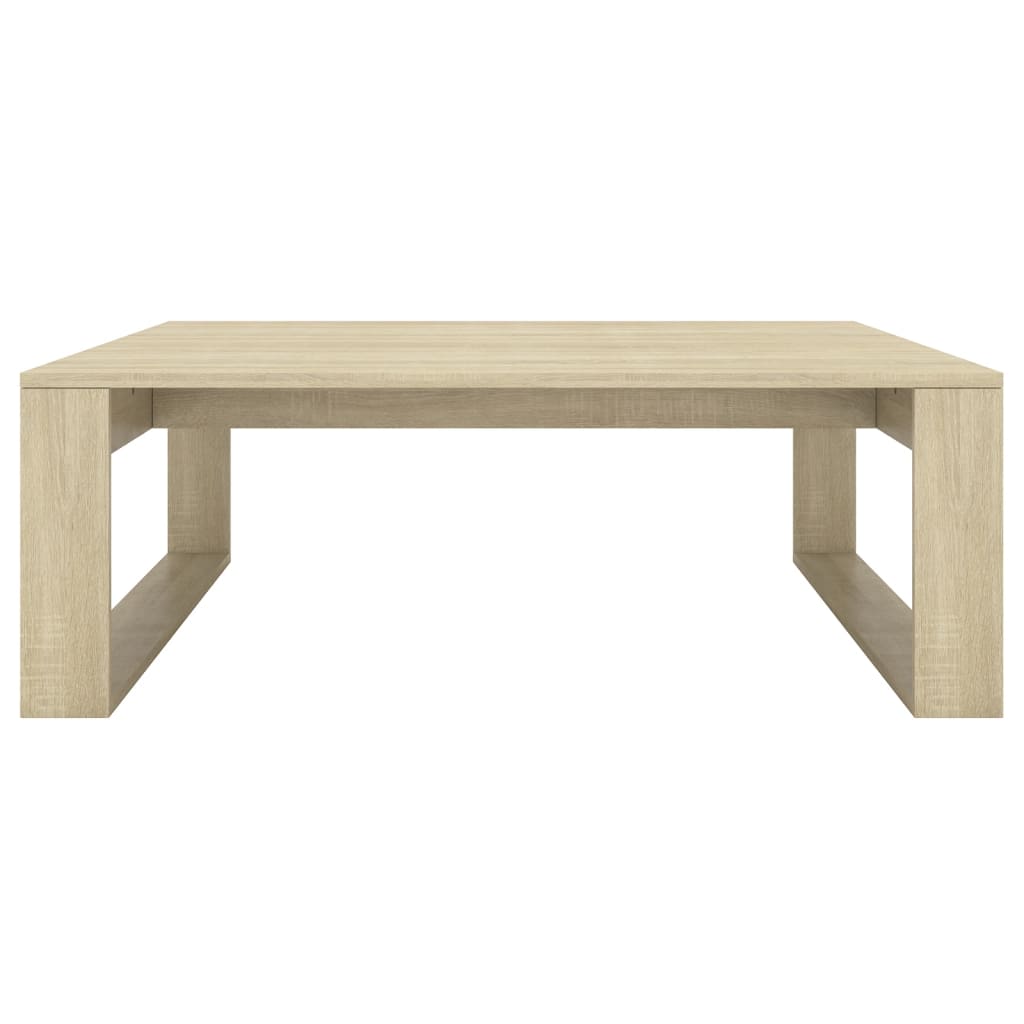 Table basse Chêne sonoma 100x100x35 cm Bois d'ingénierie