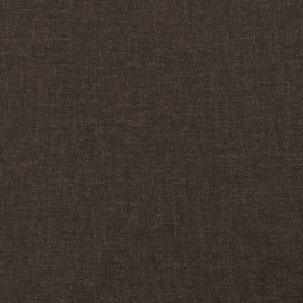 Repose-pied Marron foncé 78x56x32 cm Tissu