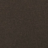 Repose-pied Marron foncé 78x56x32 cm Tissu