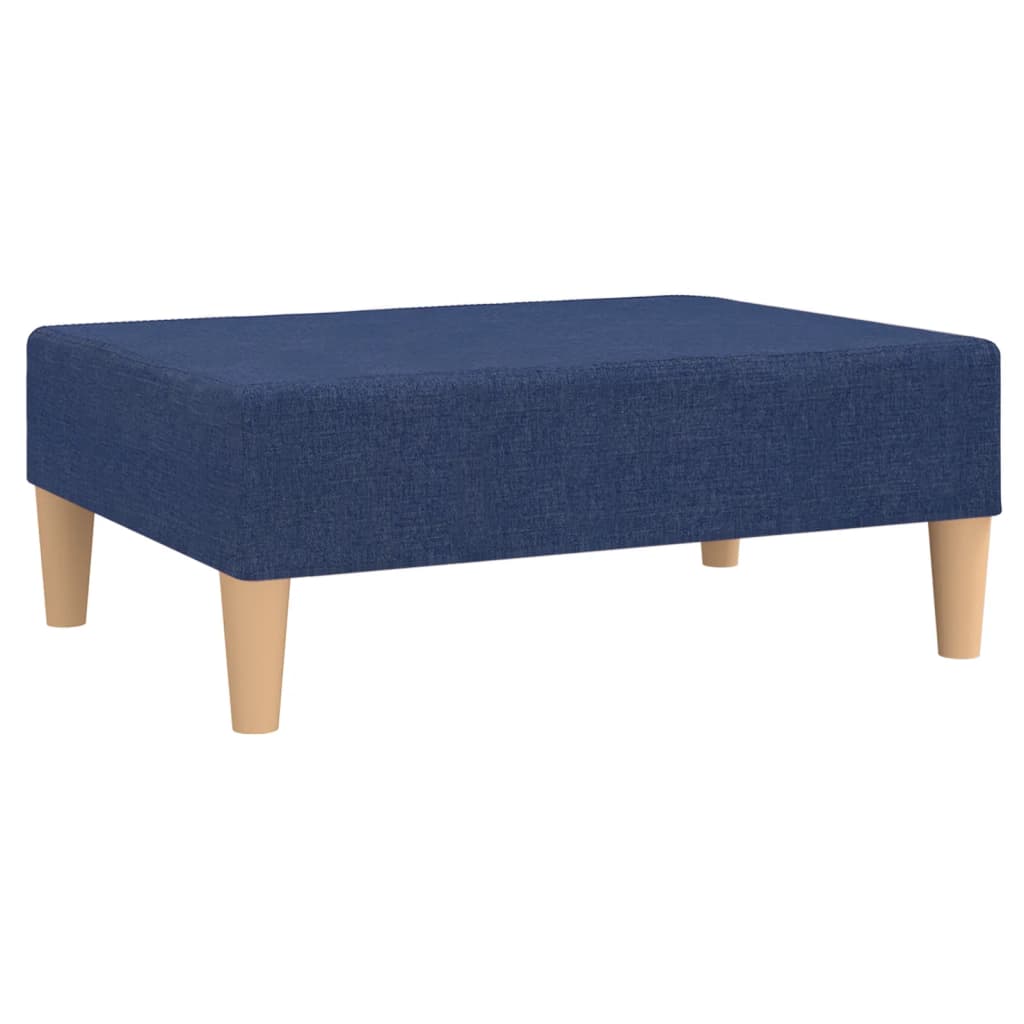 Fußhocker Blau 78x56x32 cm Stoff