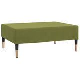 Repose-pied Vert clair 78x56x32 cm Velours