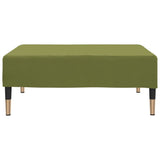 Repose-pied Vert clair 78x56x32 cm Velours