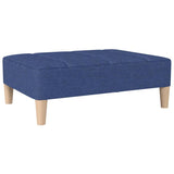 Footrest Blue 78x56x32 cm Fabric