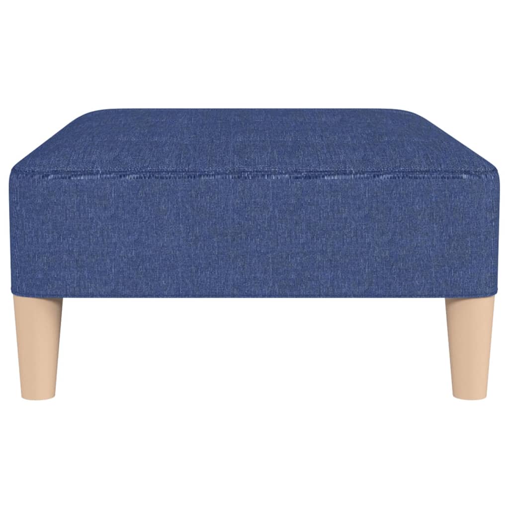 Footrest Blue 78x56x32 cm Fabric