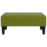 Repose-pied Vert clair 78x56x32 cm Velours