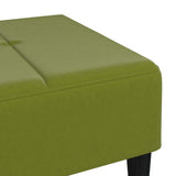 Repose-pied Vert clair 78x56x32 cm Velours