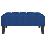 Repose-pied Bleu 78x56x32 cm Tissu