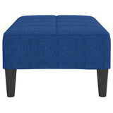 Repose-pied Bleu 78x56x32 cm Tissu