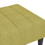 Repose-pied Vert 78x56x32 cm Tissu