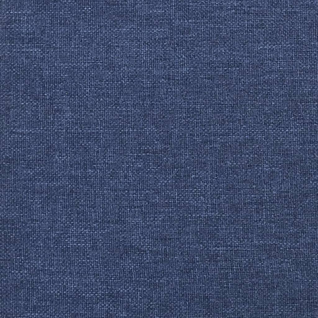 Fußhocker Blau 78x56x32 cm Stoff