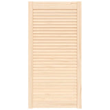 99.3x49.4 cm solid pine wood louvered cabinet door