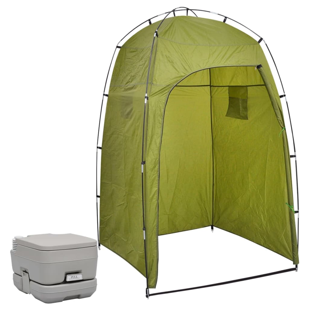 Toilette portable de camping avec tente 10+10 L