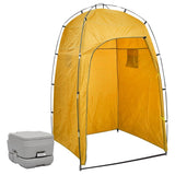 Toilette portable de camping avec tente 10+10 L