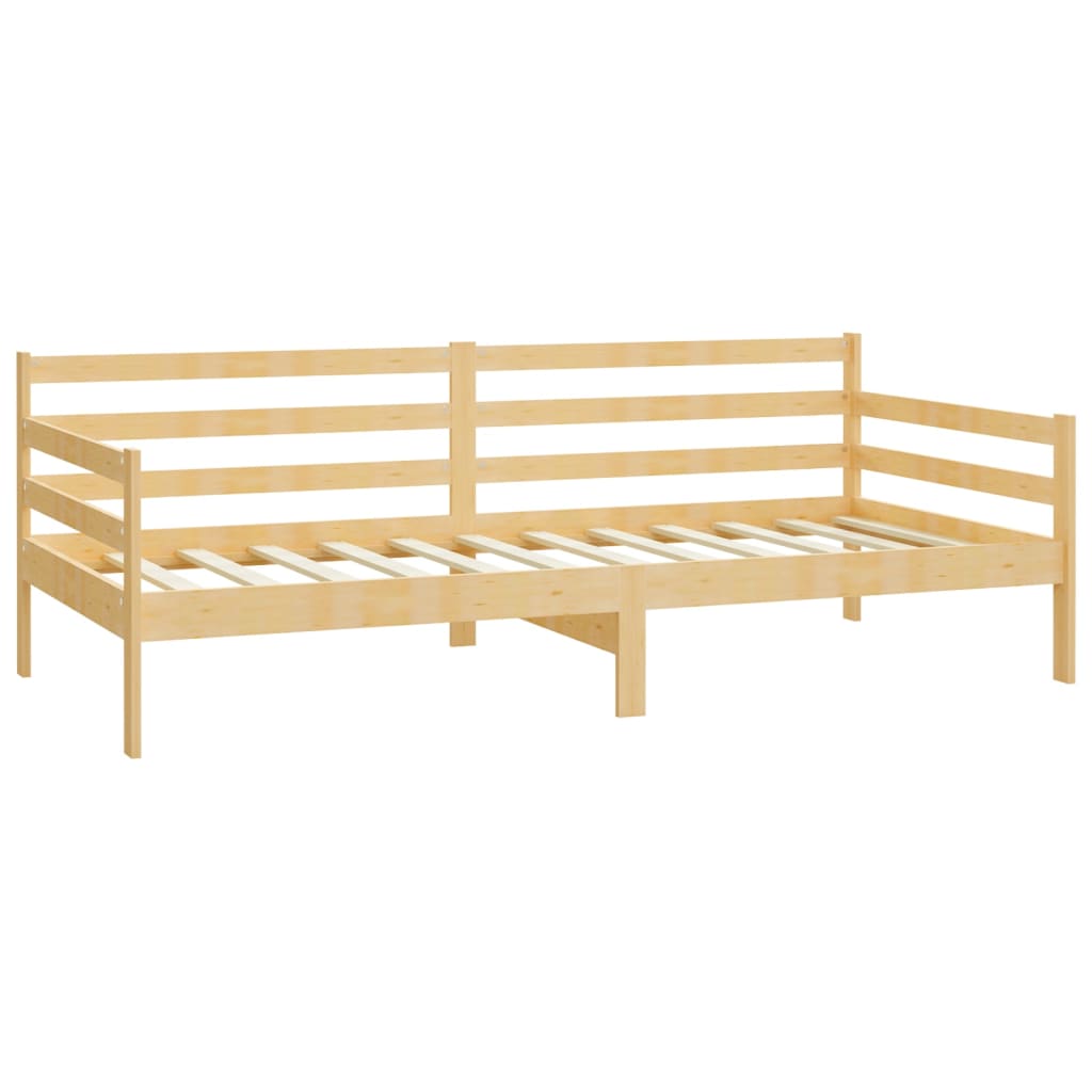 Lit de jour sans matelas bois de pin massif 90x200 cm