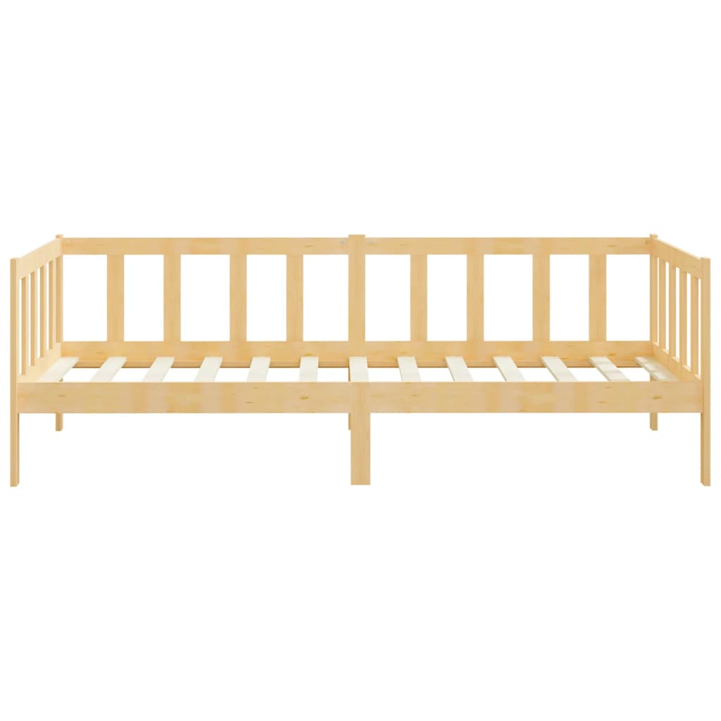 Lit de jour sans matelas bois de pin massif 90x200 cm