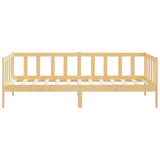 Day bed without mattress solid pine wood 90x200 cm