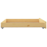 Tiroirs de lit 2 pcs Bois de pin massif