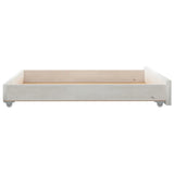 Bed drawers 2 pcs White Solid pine wood