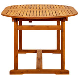 Table à dîner de jardin (160-240)x100x75cm Bois d'acacia massif