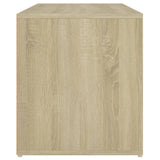 Banc d'entrée 80x40x45 cm Chêne sonoma Bois d'ingénierie