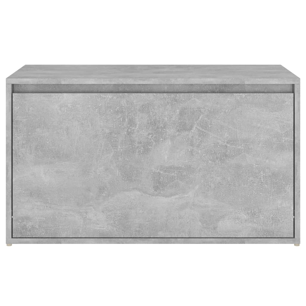 Banc d'entrée 80x40x45 cm Gris béton Bois d'ingénierie