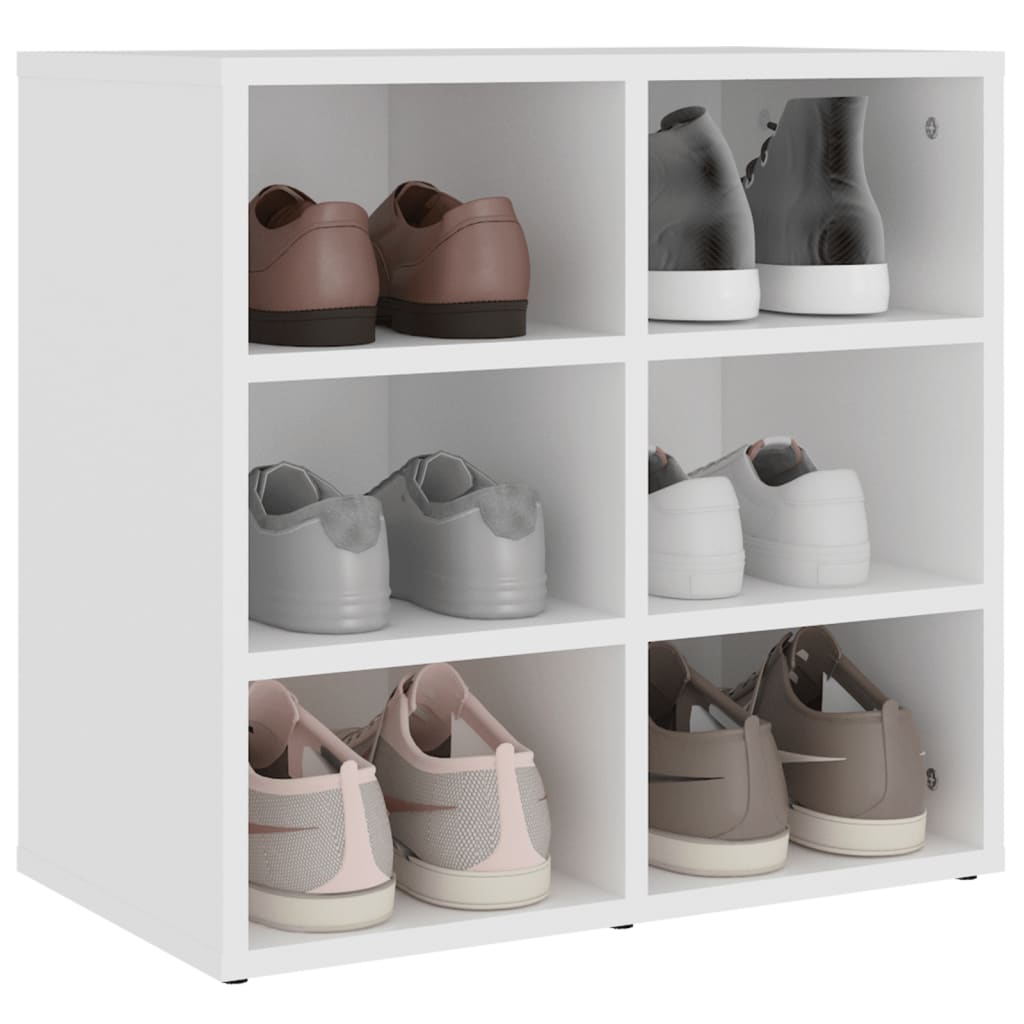 Armoire à chaussures Blanc 52,5x30x50 cm