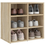 Armoire à chaussures Chêne Sonoma 52,5x30x50 cm