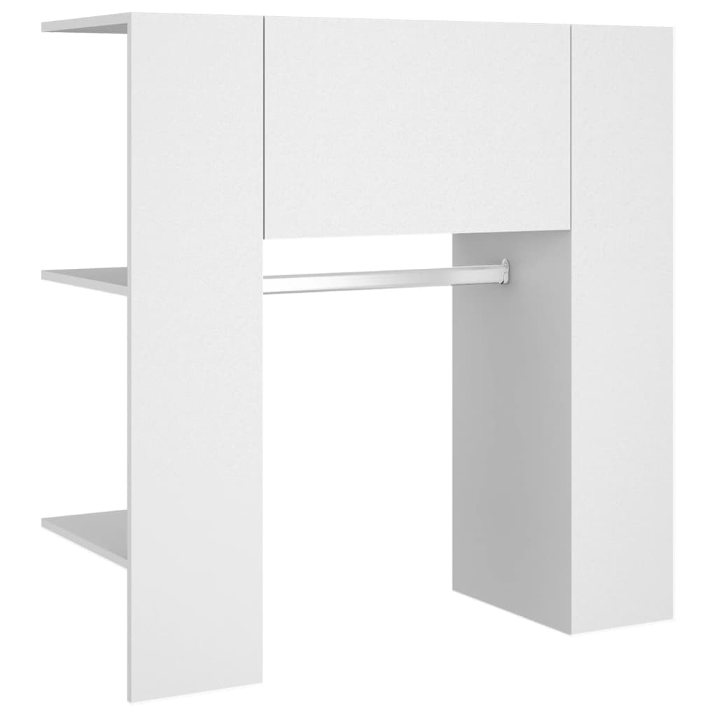 Armoire de couloir Blanc 97,5x37x99 cm Bois d'ingénierie