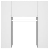 Armoire de couloir Blanc 97,5x37x99 cm Bois d'ingénierie