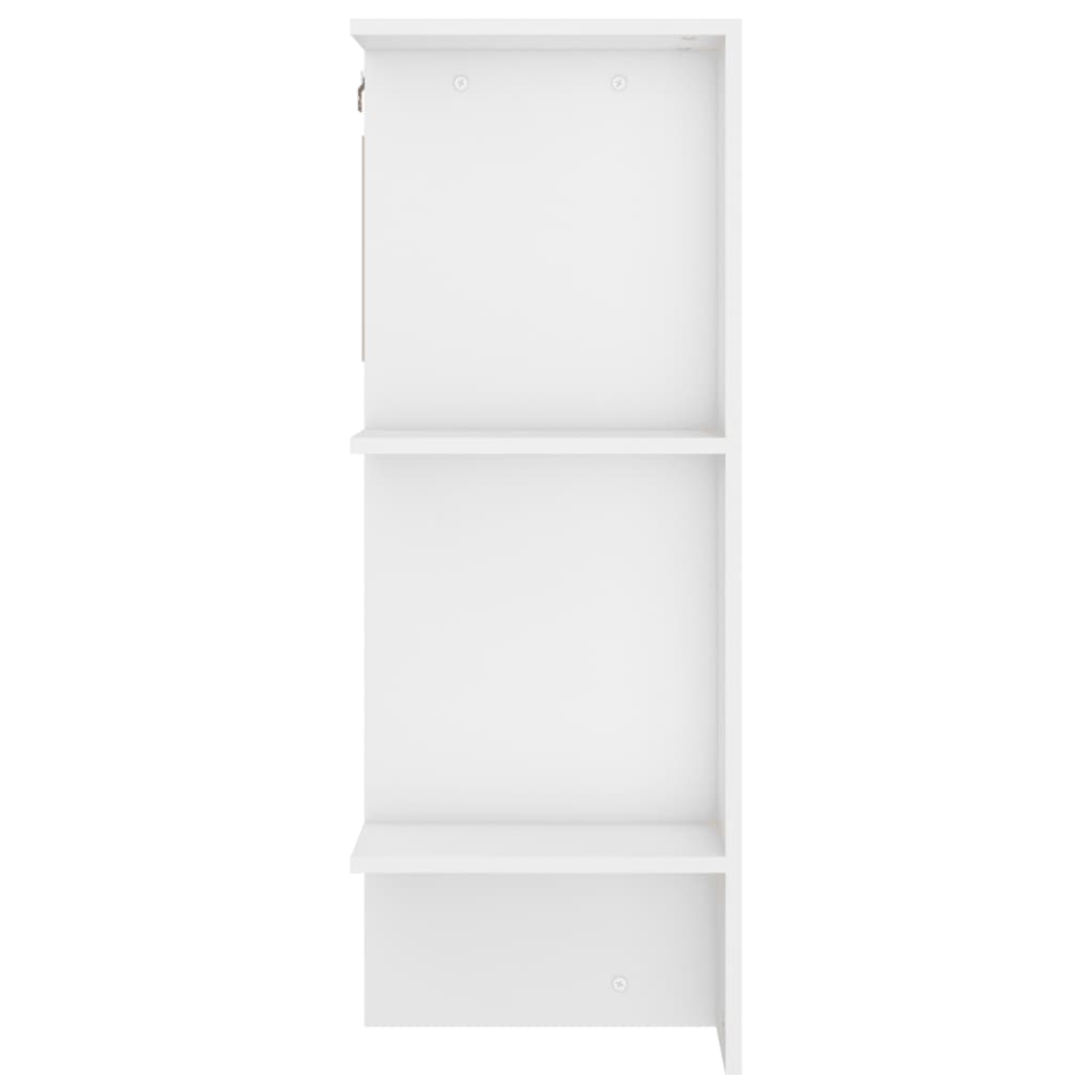 Armoire de couloir Blanc 97,5x37x99 cm Bois d'ingénierie