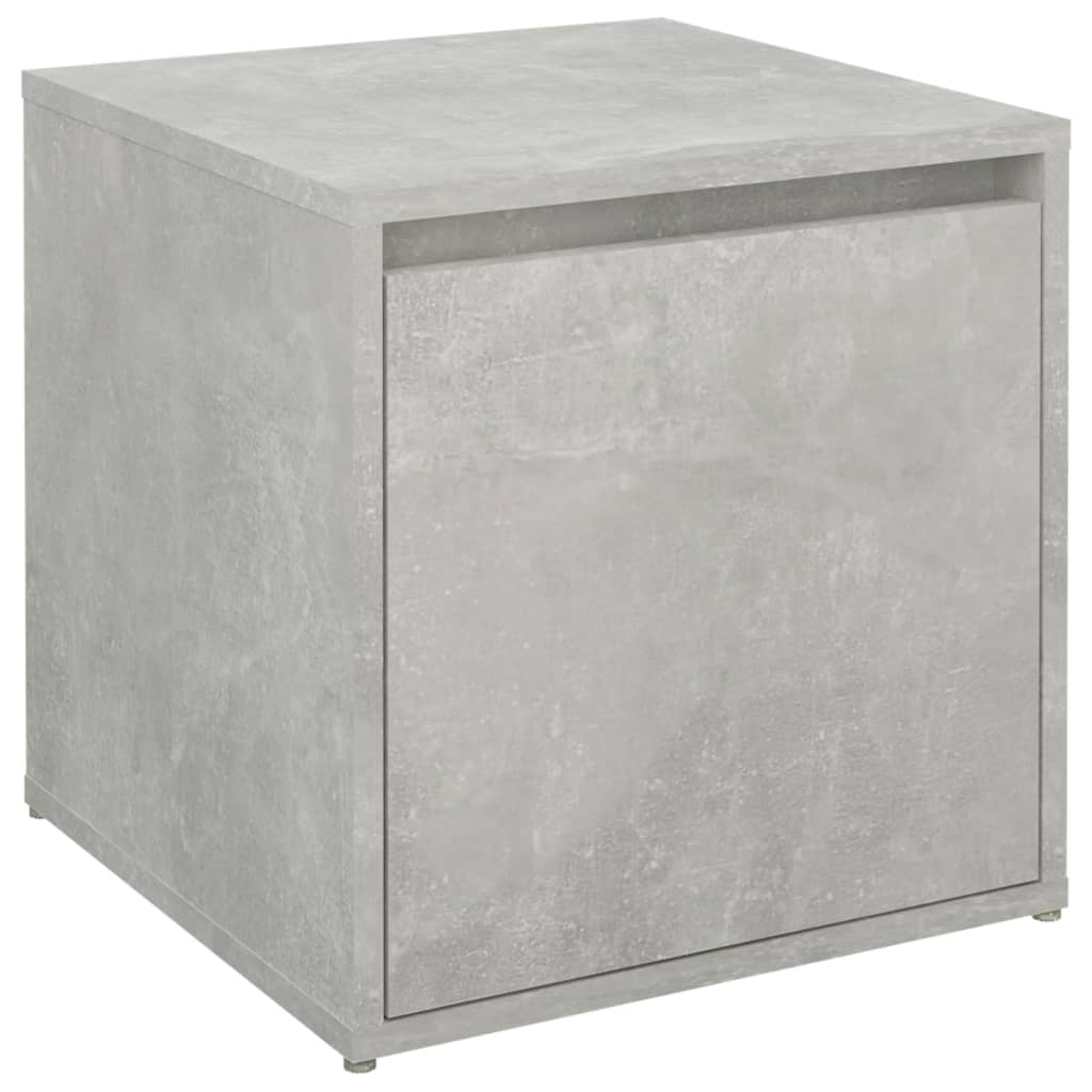 Concrete Grey Box Drawer 40.5x40x40 cm Engineered Wood