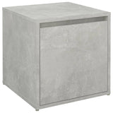 Concrete Grey Box Drawer 40.5x40x40 cm Engineered Wood