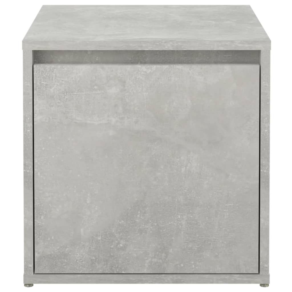 Concrete Grey Box Drawer 40.5x40x40 cm Engineered Wood